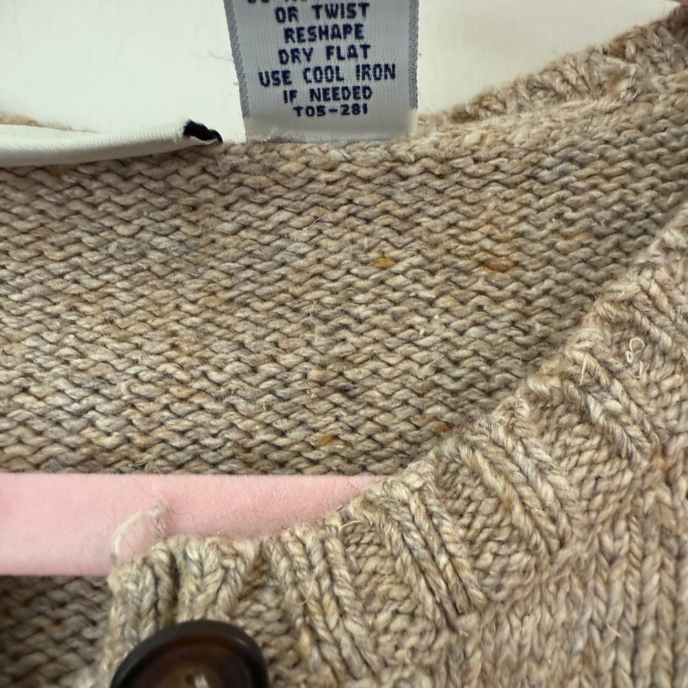 Floral Embroidered Beige Sweater - Picture 3 of 9